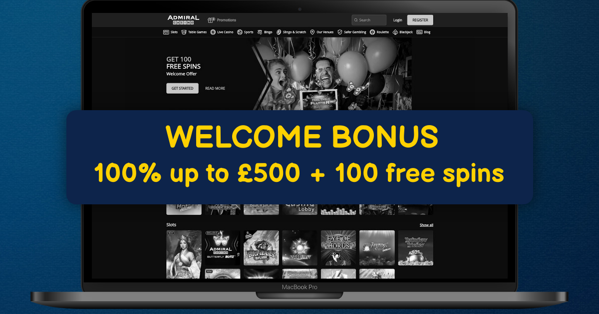 Admiral Casino banner